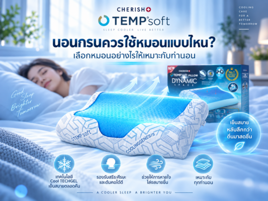 นอนกรนควรใช้หมอนแบบไหน? เลือกหมอนอย่างไรให้เหมาะกับท่านอน